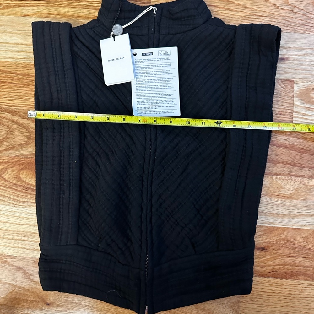 NWT Isabel Marant Carola Top (Size 34) in Black - Picture 15 of 16